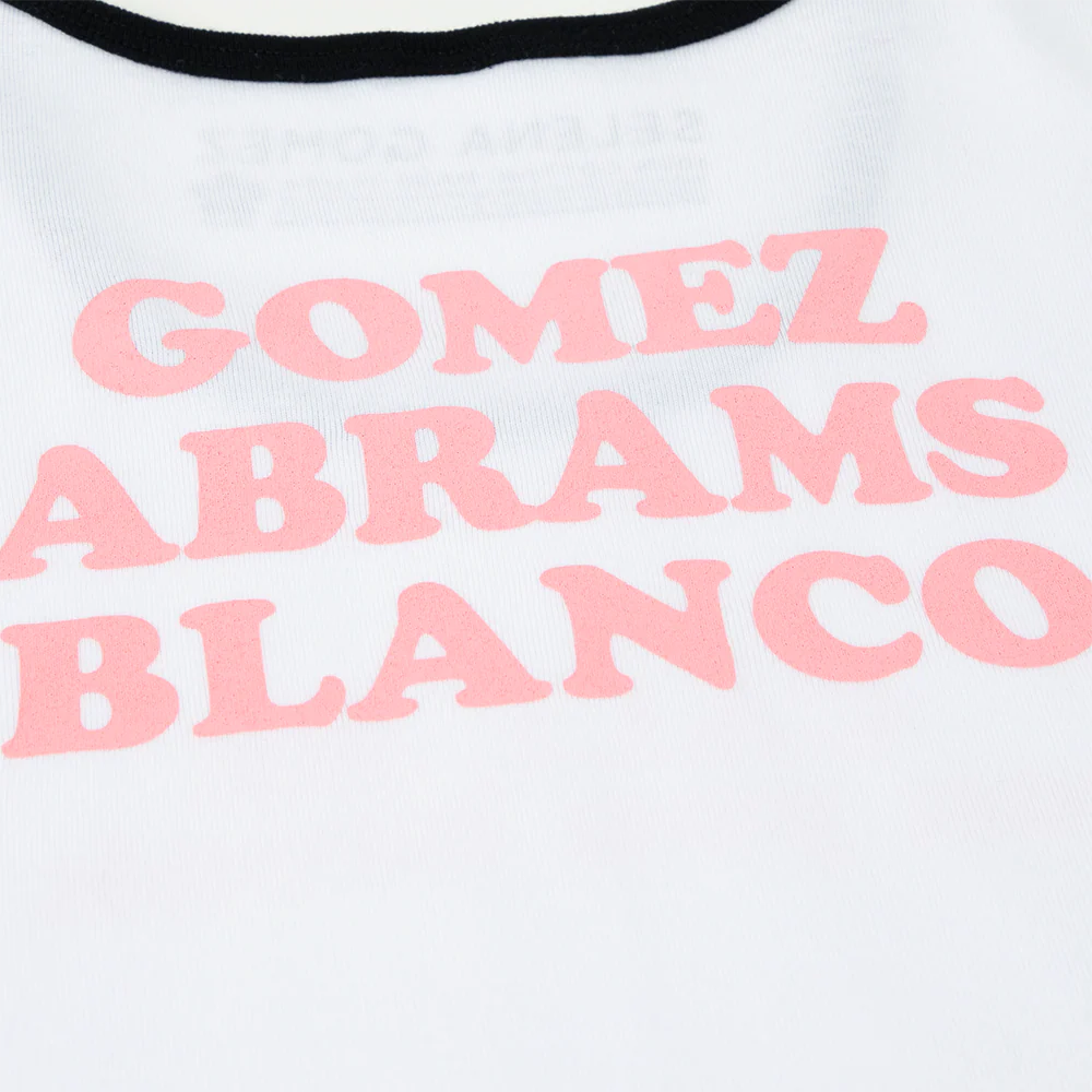 Call Me When You Break Up Baby Rib Crop Ringer - Image 3