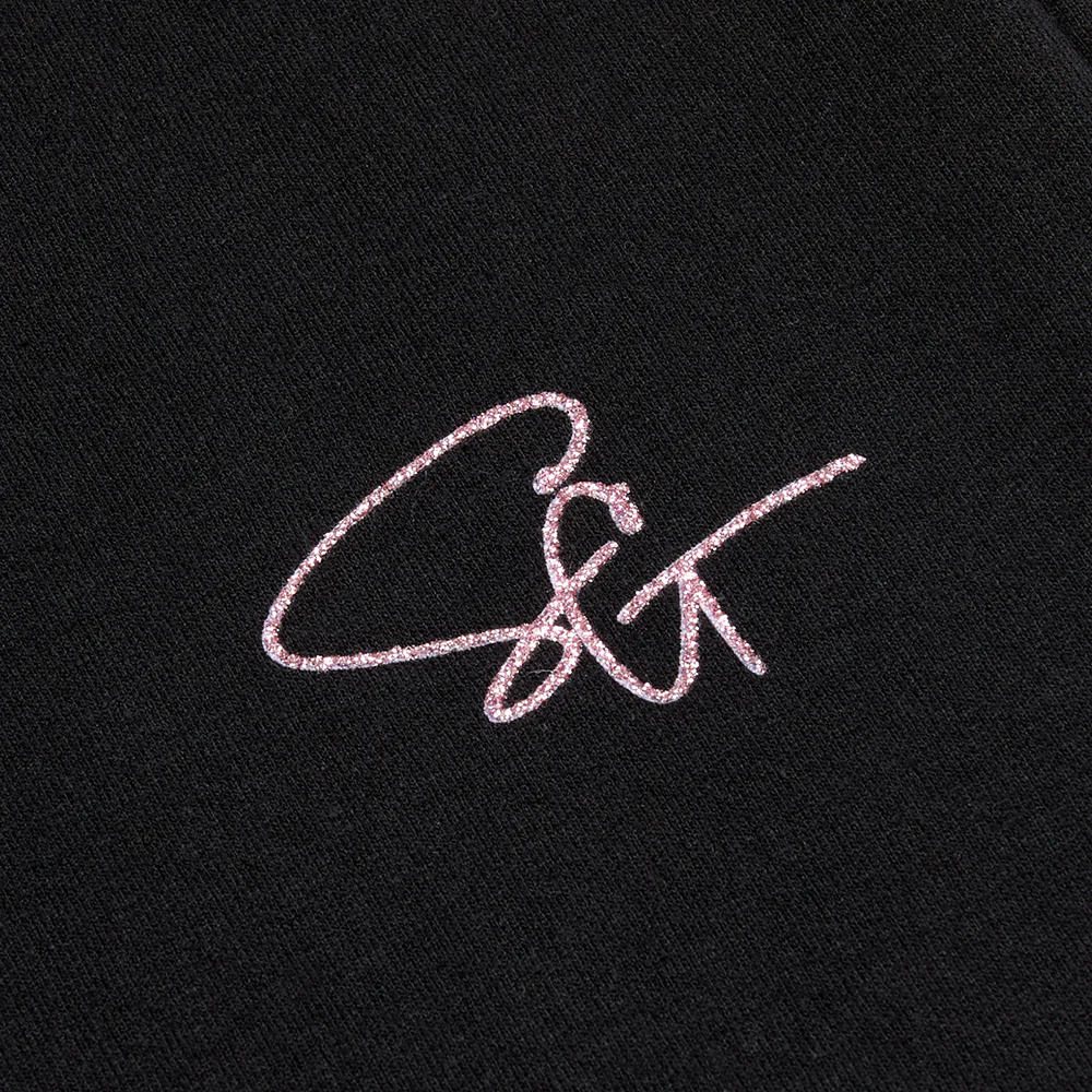 Selenator Script Pink Glitter Lounge Pants - Image 3