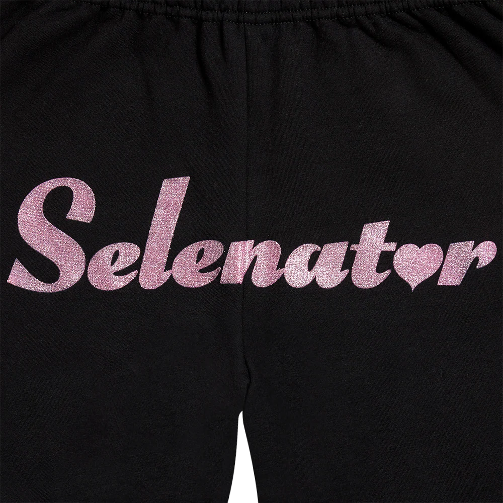 Selenator Script Pink Glitter Lounge Pants - Image 4