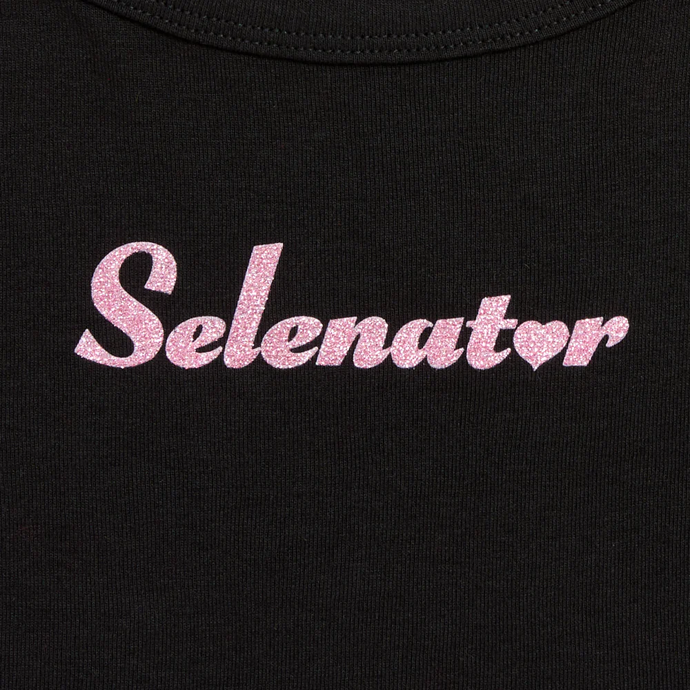 Selenator Script Pink Glitter Tank - Image 3
